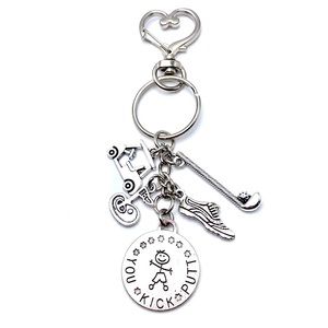 Golf Keychain Bag Charm You Kick Putt Golfer Gift